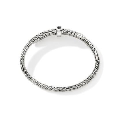 Spear Flex Cuff, Sterling Silver, Gemstones