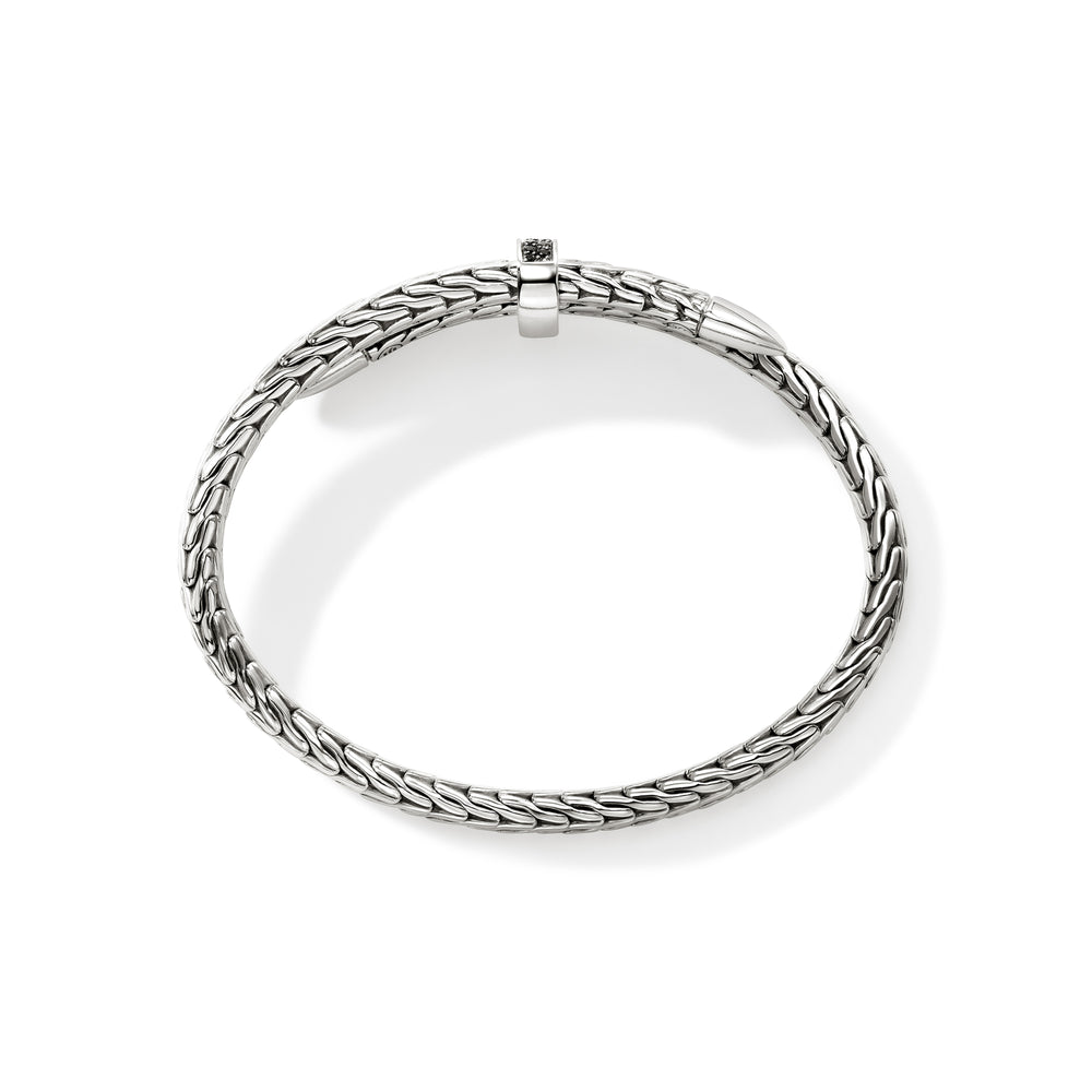 Spear Flex Cuff, Sterling Silver, Gemstones
