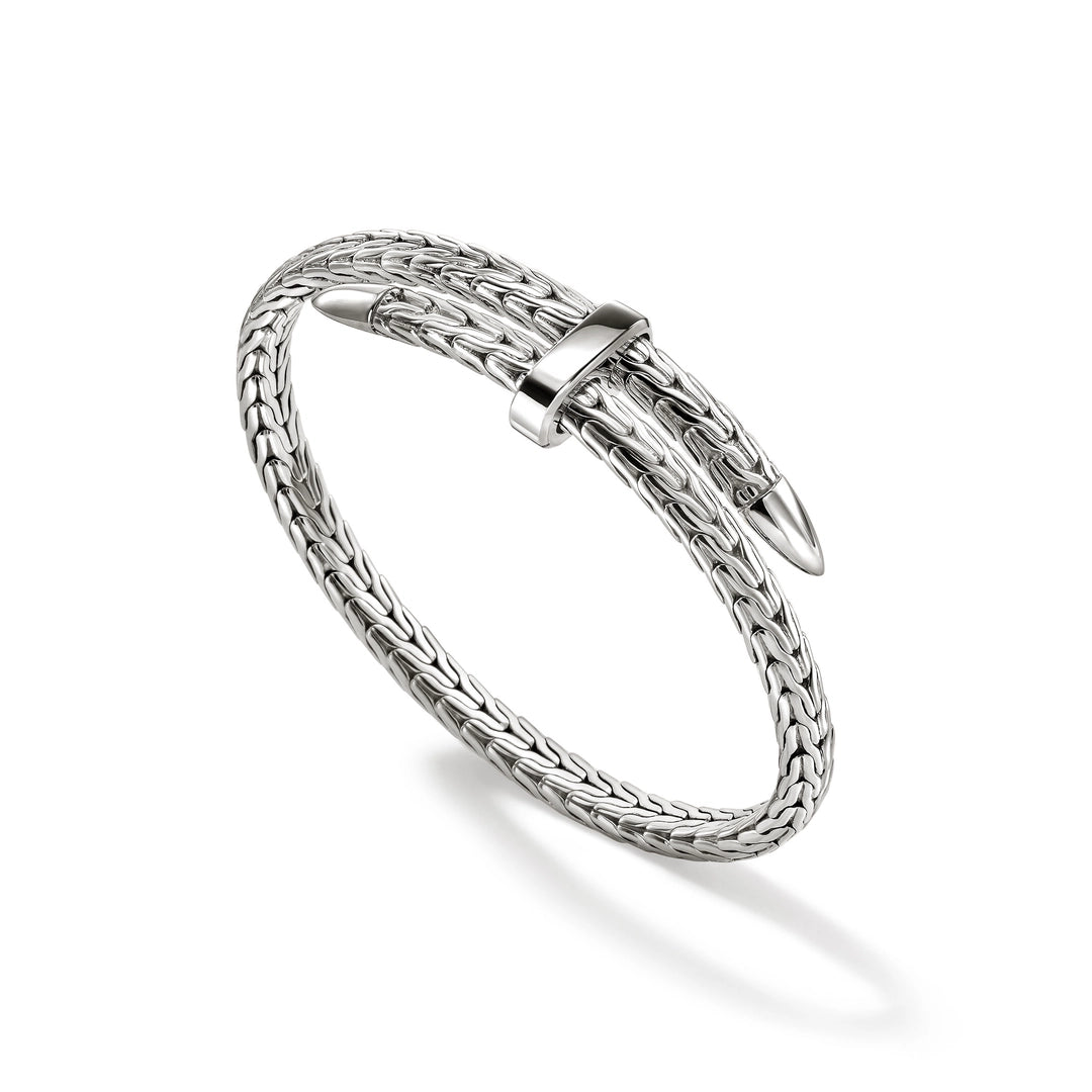 Spear Flex Cuff, Sterling Silver