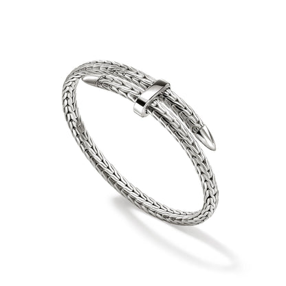 Spear Flex Cuff, Sterling Silver
