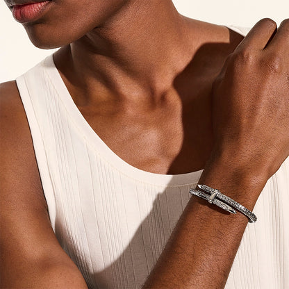 Spear Flex Cuff, Sterling Silver