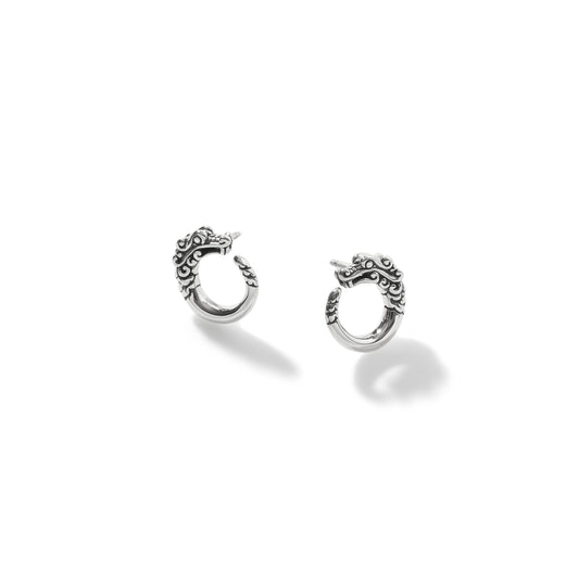 Naga Stud Earring, Sterling Silver