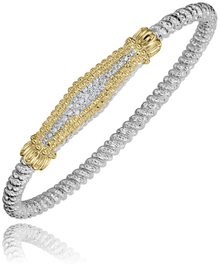 Vahan 14k Gold & Sterling Silver Diamond Bracelet