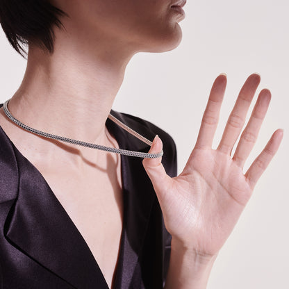 Icon Necklace, Sterling Silver, 5MM