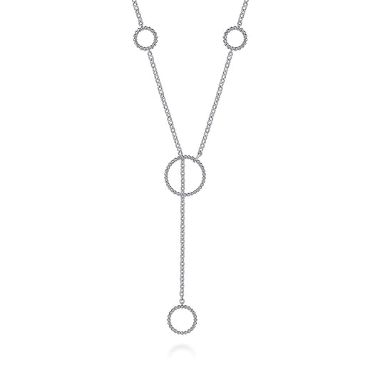 925 Sterling Silver Bujukan Y Knot Necklace