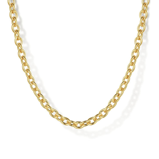 14K Yellow Gold Oval Link Chain Necklace