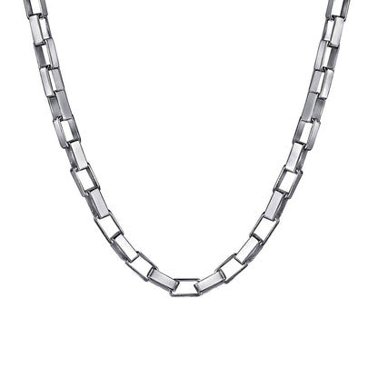 22 Inch 2.5mm 925 Sterling Silver Solid Men's Box Chain Necklace