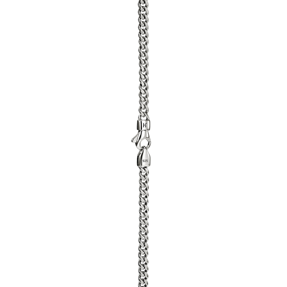 Curb Chain Necklace, Sterling Silver, 3.9MM