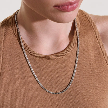 Icon Mini Necklace, Sterling Silver, 3.5MM