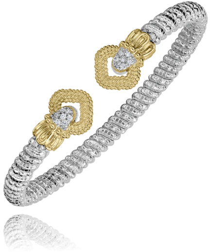 Vahan 14k Gold & Sterling Silver Diamond Bracelet