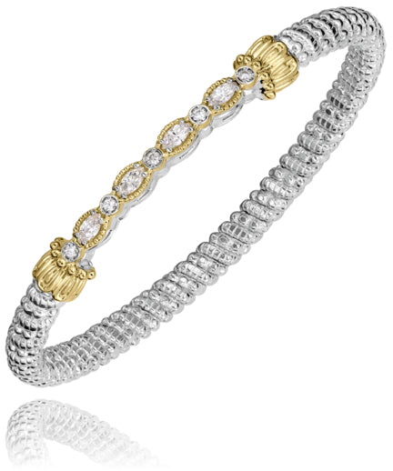Vahan 14k Gold & Sterling Silver Diamond Bracelet