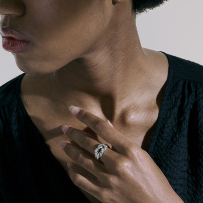 Love Knot Ring, Sterling Silver, 5MM