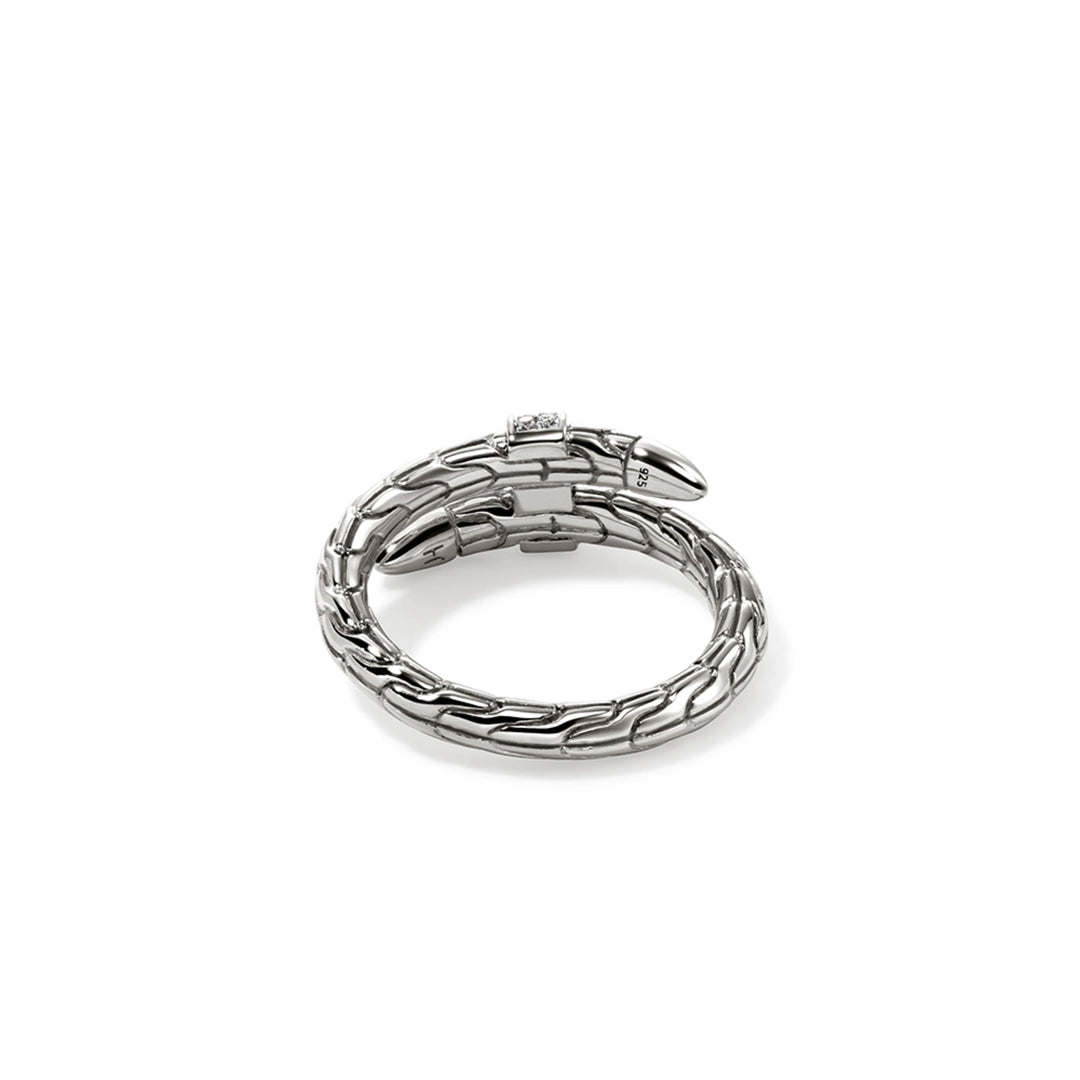 Spear Ring, Sterling Silver, Diamonds