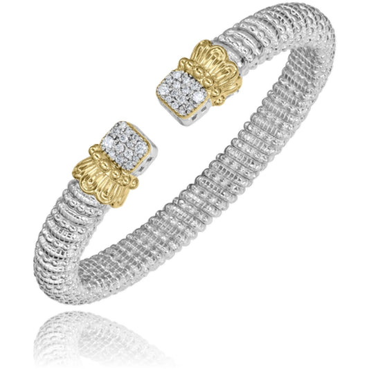 Vahan 14k Gold & Sterling Silver Diamond Bracelet