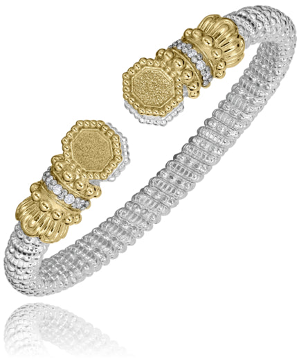 Vahan 14k Gold & Sterling Silver Diamond Bracelet