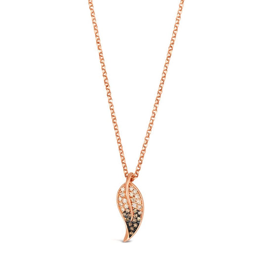 Le Vian Couture® Pendant featuring 1/5 cts. Chocolate Ombré Diamonds® set in 18K Strawberry Gold®