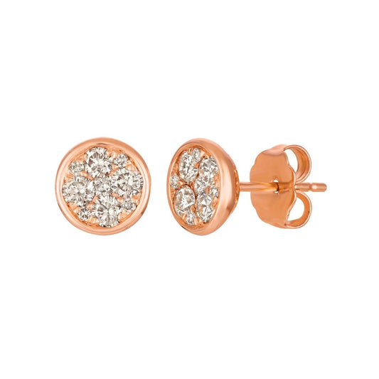 Le Vian® Earrings featuring 1/4 cts. Nude Diamonds™ set in 14K Strawberry Gold®