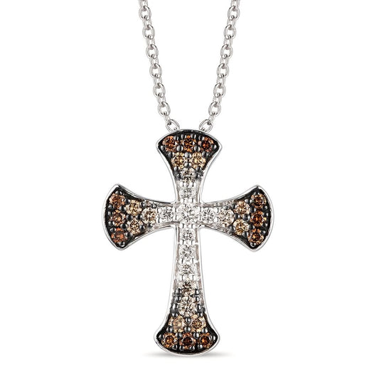 Le Vian Ombre Pendant featuring 1/2 cts. Chocolate Ombré Diamonds® set in 14K Vanilla Gold®