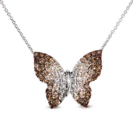 Le Vian Ombre Pendant featuring 1 cts. Chocolate Ombré Diamonds®, 1/10 cts. Vanilla Diamonds® set in 14K Vanilla Gold®