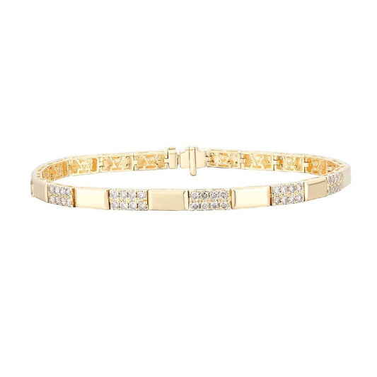 Le Vian® Bracelet featuring 1 7/8 cts. Nude Diamonds™ set in 14K Honey Gold™