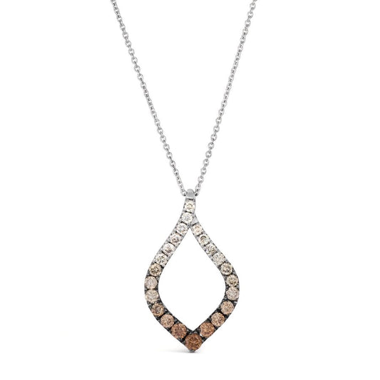 Le Vian Ombre Pendant featuring 5/8 cts. Chocolate Ombré Diamonds® set in 14K Vanilla Gold®