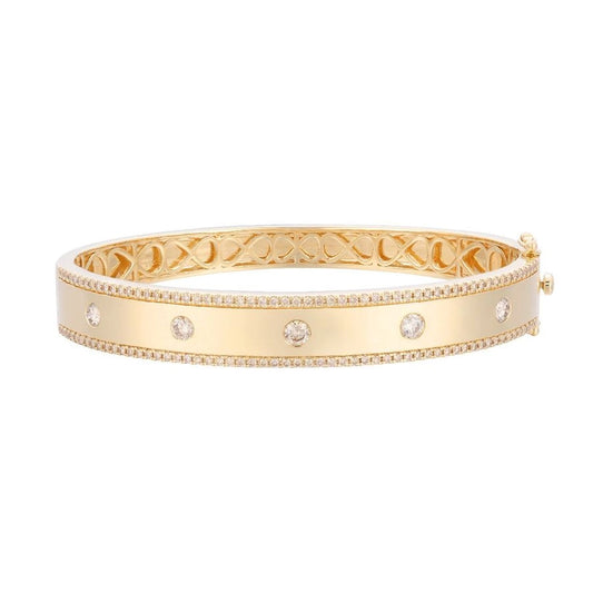 Le Vian® Bangle featuring 1 3/8 cts. Nude Diamonds™ set in 14K Honey Gold™