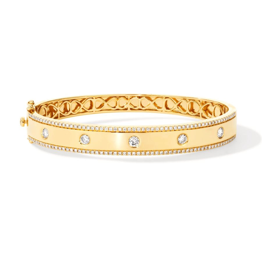 Le Vian® Bangle featuring 1 1/5 cts. Nude Diamonds™ set in 14K Honey Gold™