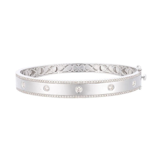 Le Vian® Bangle featuring 1 3/8 cts. Vanilla Diamonds® set in 14K Vanilla Gold®