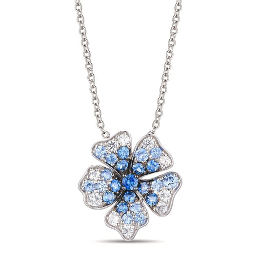 Le Vian Ombre Pendant featuring 1 cts. Denim Ombré®, 3/8 cts. White Sapphire, set in 14K Vanilla Gold®