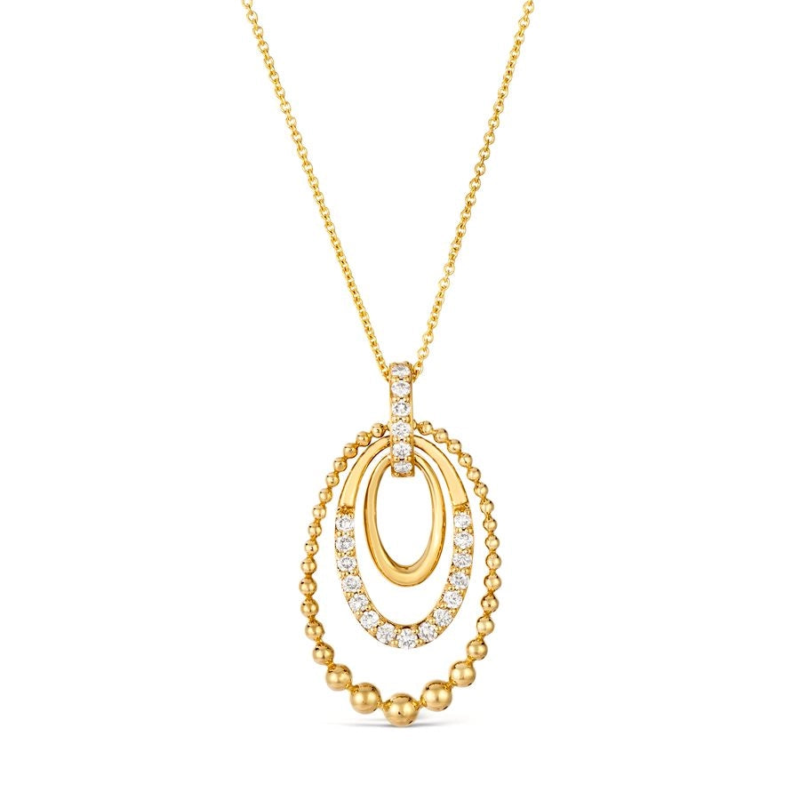 Le Vian® Pendant featuring 1/3 cts. Nude Diamonds™ set in 14K Honey Gold™