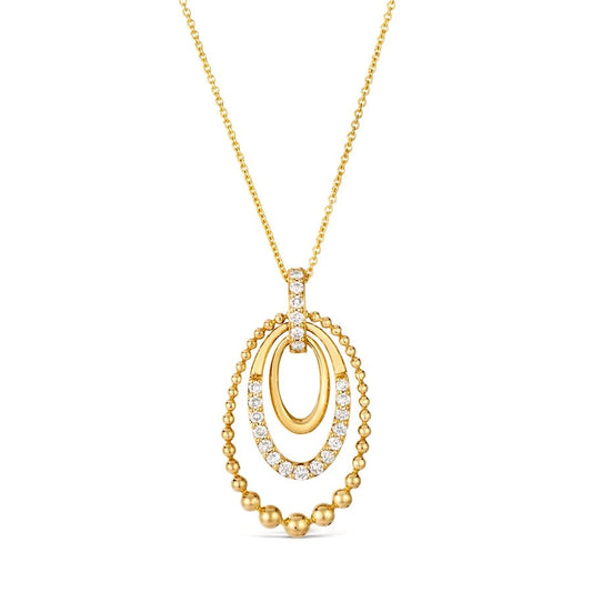 Le Vian® Pendant featuring 1/3 cts. Nude Diamonds™ set in 14K Honey Gold™