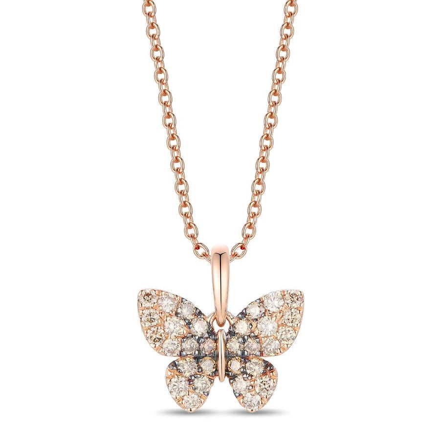 Le Vian Ombre Pendant featuring 5/8 cts. Chocolate Ombré Diamonds® set in 14K Strawberry Gold®