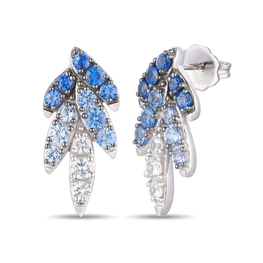 Le Vian Ombre Earrings featuring 1 cts. Denim Ombré®, 1/3 cts. White Sapphire, set in 14K Vanilla Gold®