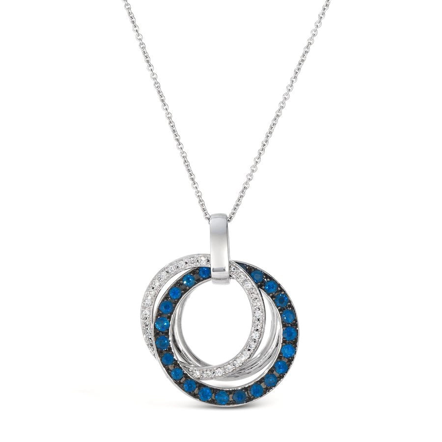 Le Vian® Pendant featuring 5/8 cts. Blueberry Sapphire™, 1/6 cts. Vanilla Diamonds® set in 14K Vanilla Gold®